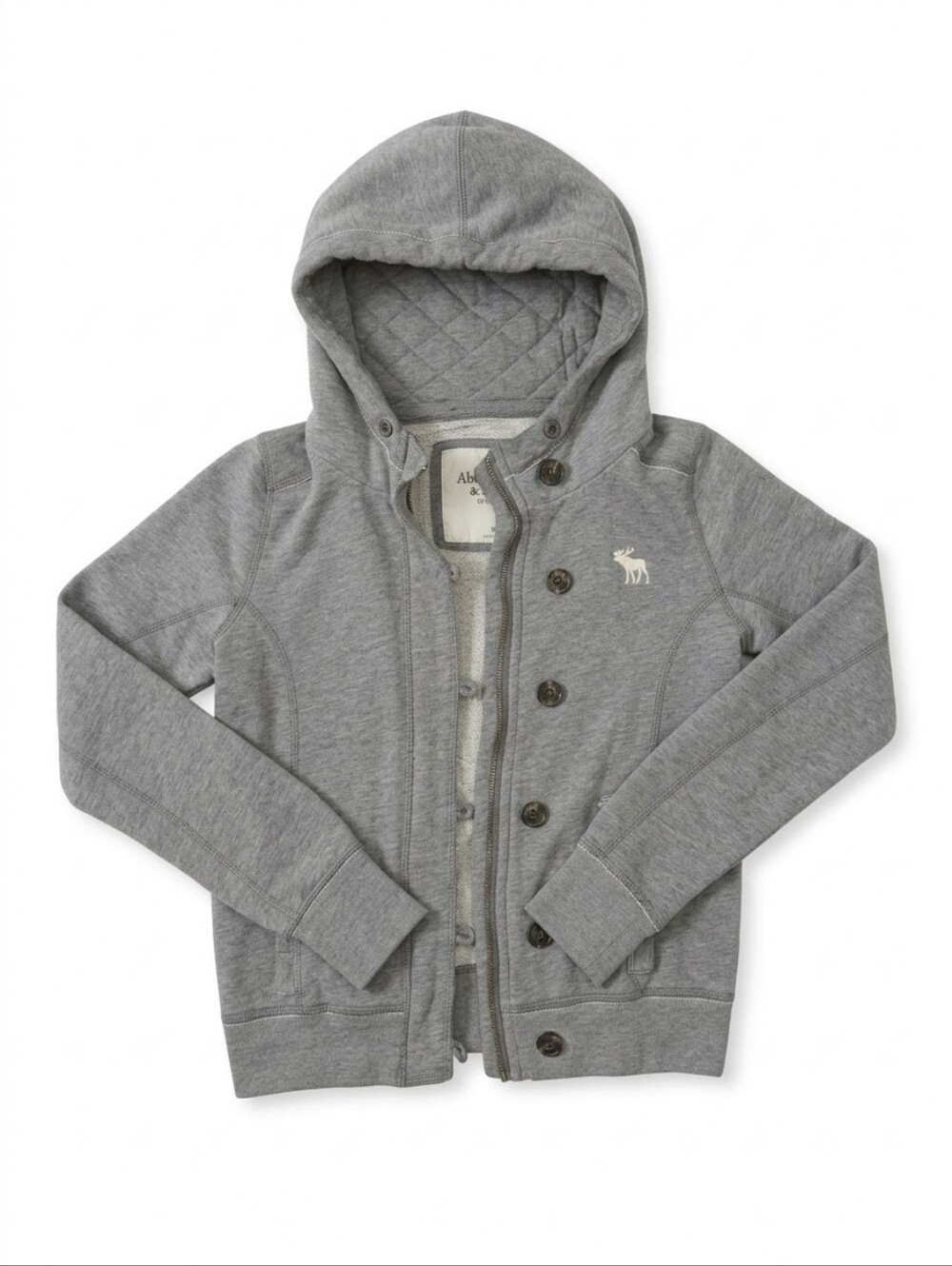 Vintage Abercrombie & Fitch Women's Hooded Toggle Jacket